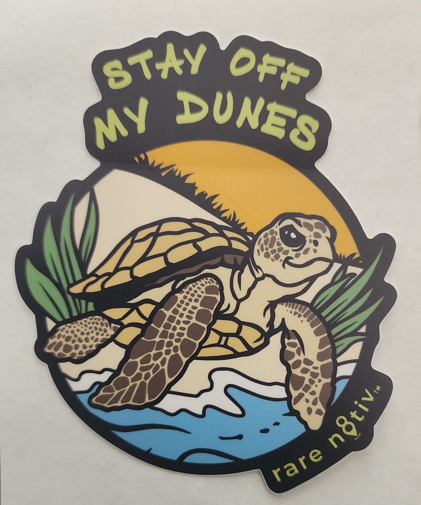 Stay Off My Dunes Sticker